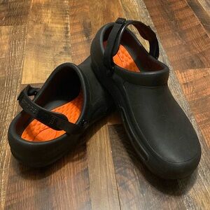 Crocs Men 14 LiteRide Black Strap Slip On